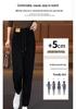 Unisex Plus Size Velvet Corduroy Harem Sweatpants - Warm, High Waist, Tapered Leg, Casual Fit for Autumn/Winter