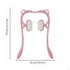 6Wheel Manual Neck and Shoulder Relaxer, MultiFunctional, Home Use Blue Solid