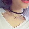 New Inspired Gothic Lolita Punk Choker Necklace Black Velvet Suede Steampunk Torques Jewelry Statement Colar Christmas Gift