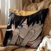 Tobio Kageyama H-Haikyuus Square Pillow Case Multi Sizes For Car Home Bedroom Decor Custom Valentine Gifts