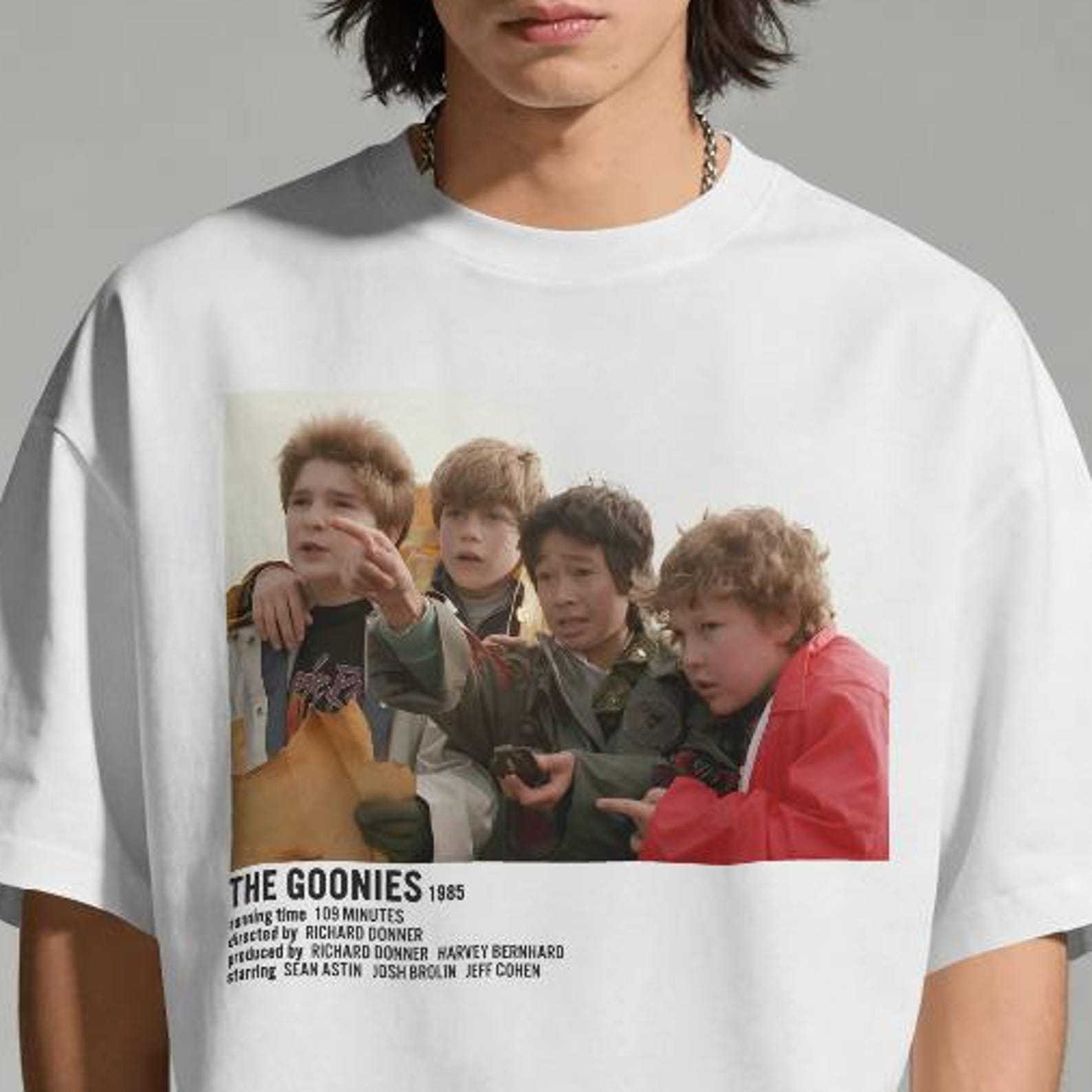 The Goonies Shirt - 80s Retro Movie Gifts M