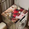 1Pcs Rubber Drying Mat With Garden Decorative Dish Drying For Coffee Shop Restaurant Kitchen Carpet Tableware Durable Diatom Mud