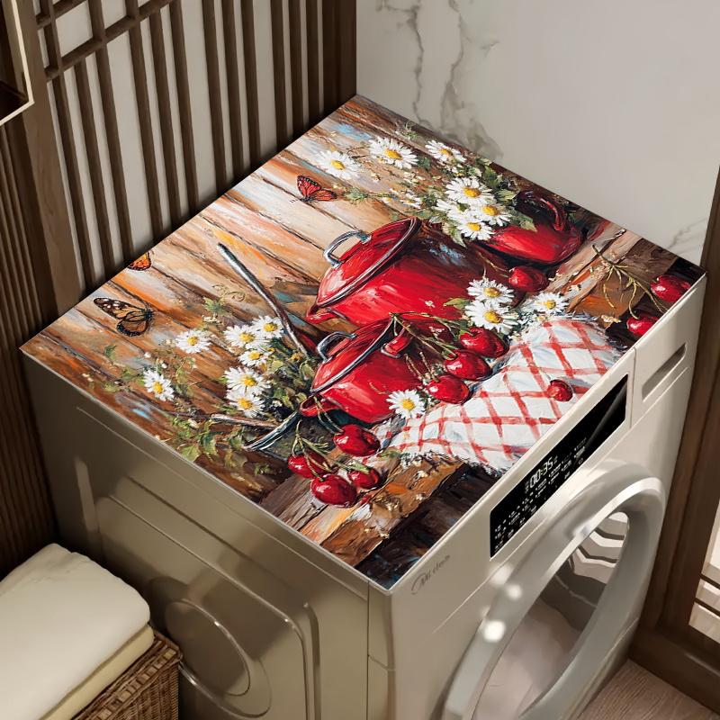 1Pcs Rubber Drying Mat With Garden Decorative Dish Drying For Coffee Shop Restaurant Kitchen Carpet Tableware Durable Diatom Mud