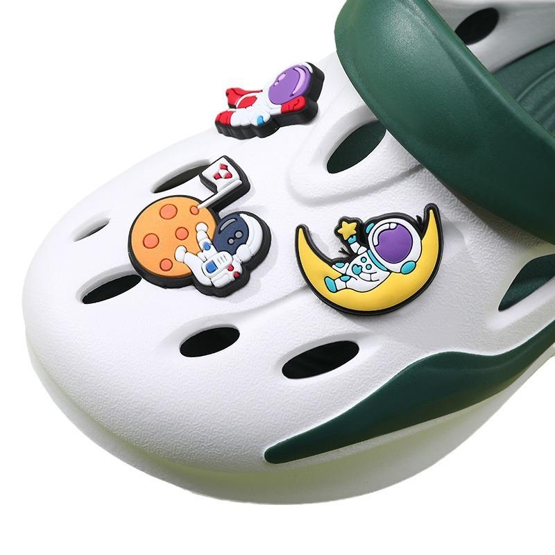 Boys Trendy Lightweight Clog Shoes Summer Eva Sandals Breathable Comfortable Design Nonslip