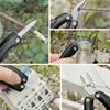 Outdoor portable multi-functional knife pliers, stainless steel multi-functional tool pliers, camping pocket mini EDC hand tools
