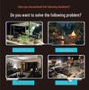 Rechargeable Solar Camping & Floodlight: High-Capacity Outdoor Emergency Lamp