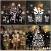 72x54CM White Christmas Static Cling Window Decal