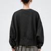 Nike Logo Print Loose Fit Sports Crewneck Sweatshirt Women Sweatshirt Black DJ6938-010