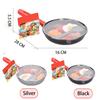 8pcs/set Simulation Kitchenware Play Set Pot Steak Vegetable Bread Hot Dog Omelette Children Toy Kitchen Food Toys