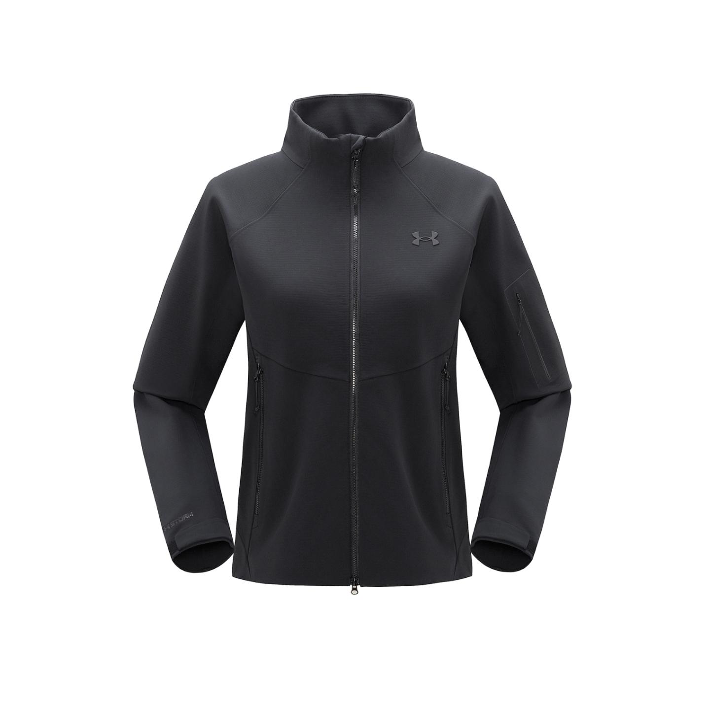 Under Armour Mountaineering Series Camping Casual Soft Shell Waterproof Windproof Breathable Durable Sports Jacket Women Jackets 14321124-0020 M