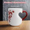 Color Changing Funny Mug Magics Coffee Tea Heat Changing Sensitive Cup Design Drinkware Ceramic Mug Valentine Love Gift Idea