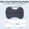 Leg Pillow for Side Sleepers Memory Foam Knee Spacer Pillow Ankle Pain Relief Cushion for Sleeping Blood Circulation Spine Aligning Sciatica Pregnancy