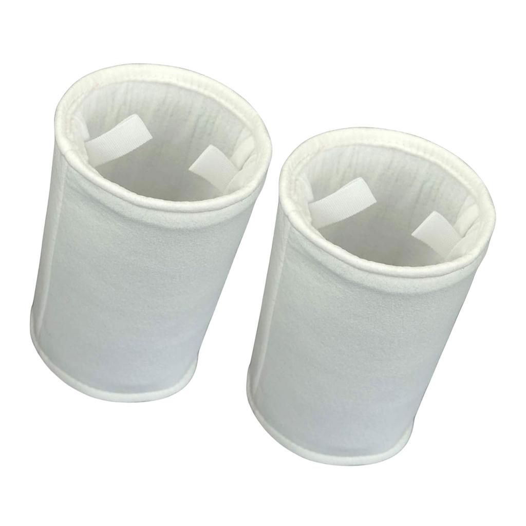 2PCS Pool Spa Filter Bags Multipurpose Filter Bags Nonwoven Fabric Texture Suitable for High Efficiency Filtrations