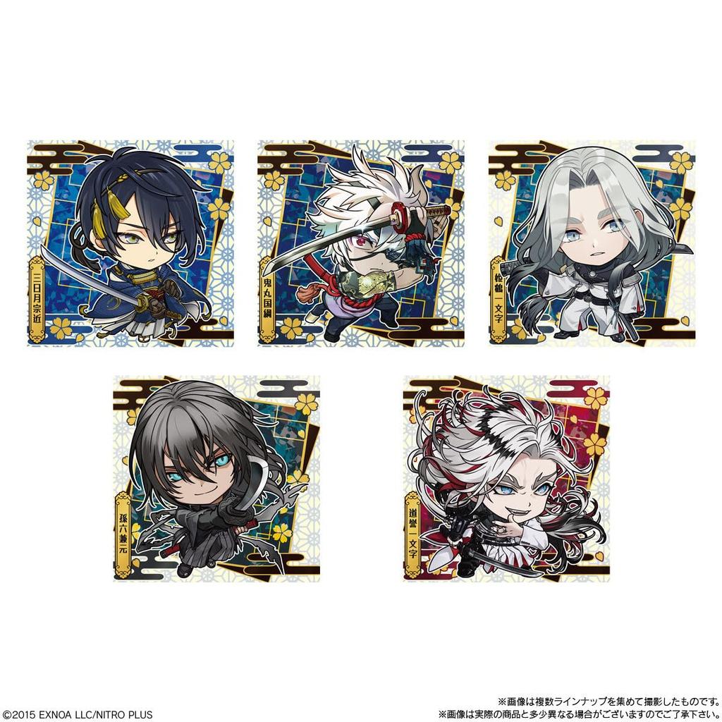 Niformation Ranbu Sticker Wafer 3 BOX "Touken ONLINE" 20-Pack (Candy Toy)