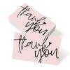 50/100pcs/pack Thank You Cards Gift Gift Holiday Greeting Cards Wedding Business Party Invitation