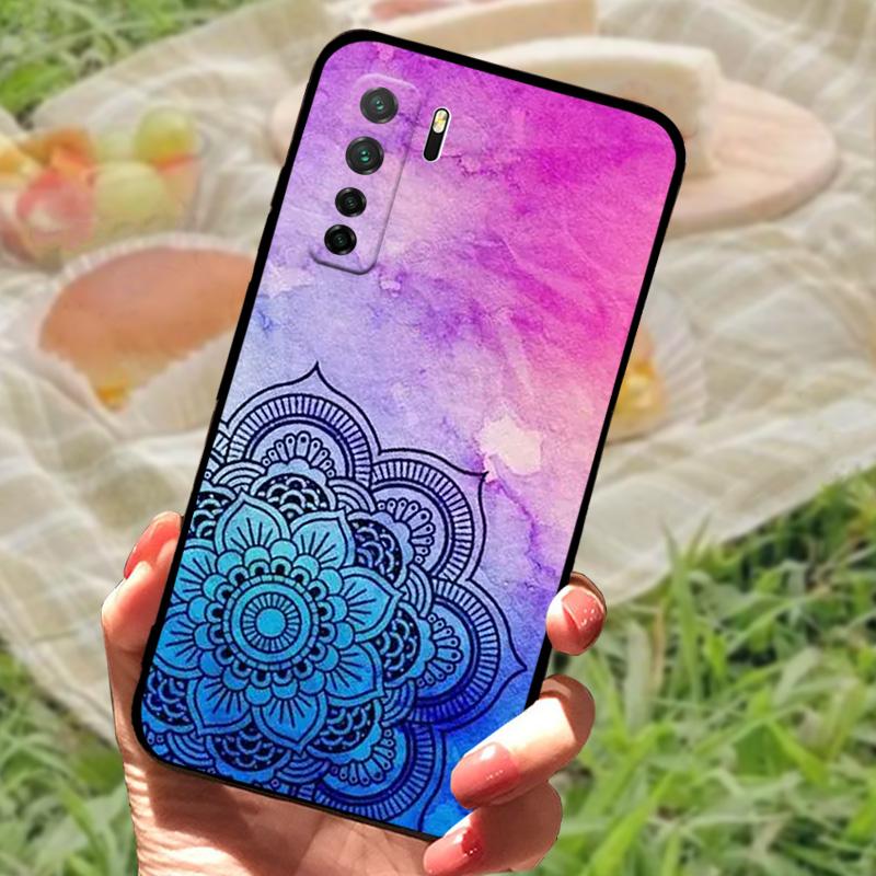 For Huawei Nova 7 SE Case P40 Lite 5G Back Cover Beautiful Fashion Phone Bumper Russia Version For Huawei Honor 30S Fundas Coque