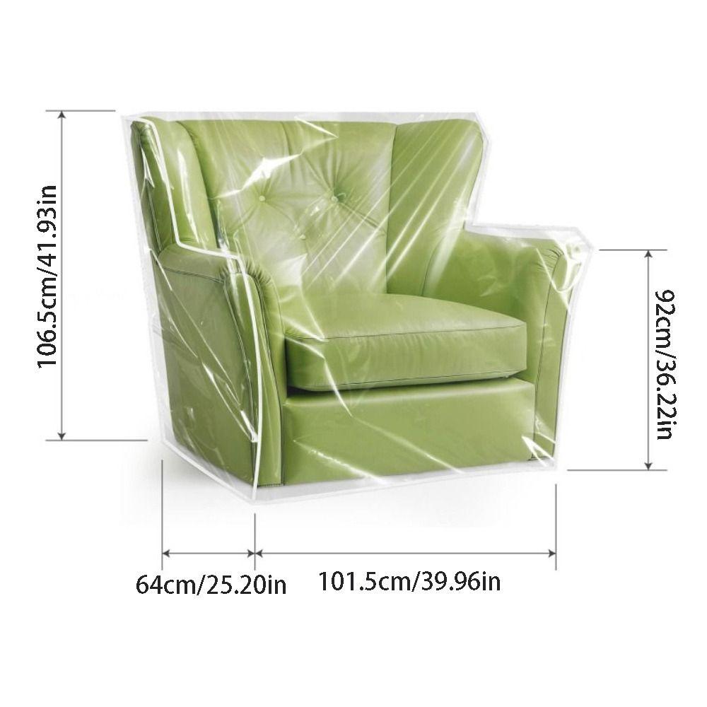 Transparent Recliner Chair Cover Waterproof Armchair Slipcover Furniture Protector  Pets Protection