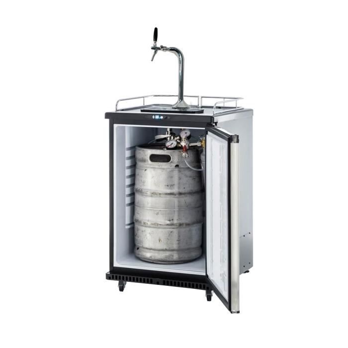 Pivní výčep - Pivní chladnička Keg až do 50L sudů (pivní bar) - ICH-ZAPFE.DE - 160 Watt - Černá
