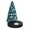 Jesus Nativity Scene Christmas Tree Tea Light Candle Holder(Wooden Green)| Christmas Decoration Items for Home Living Room Office Decor
