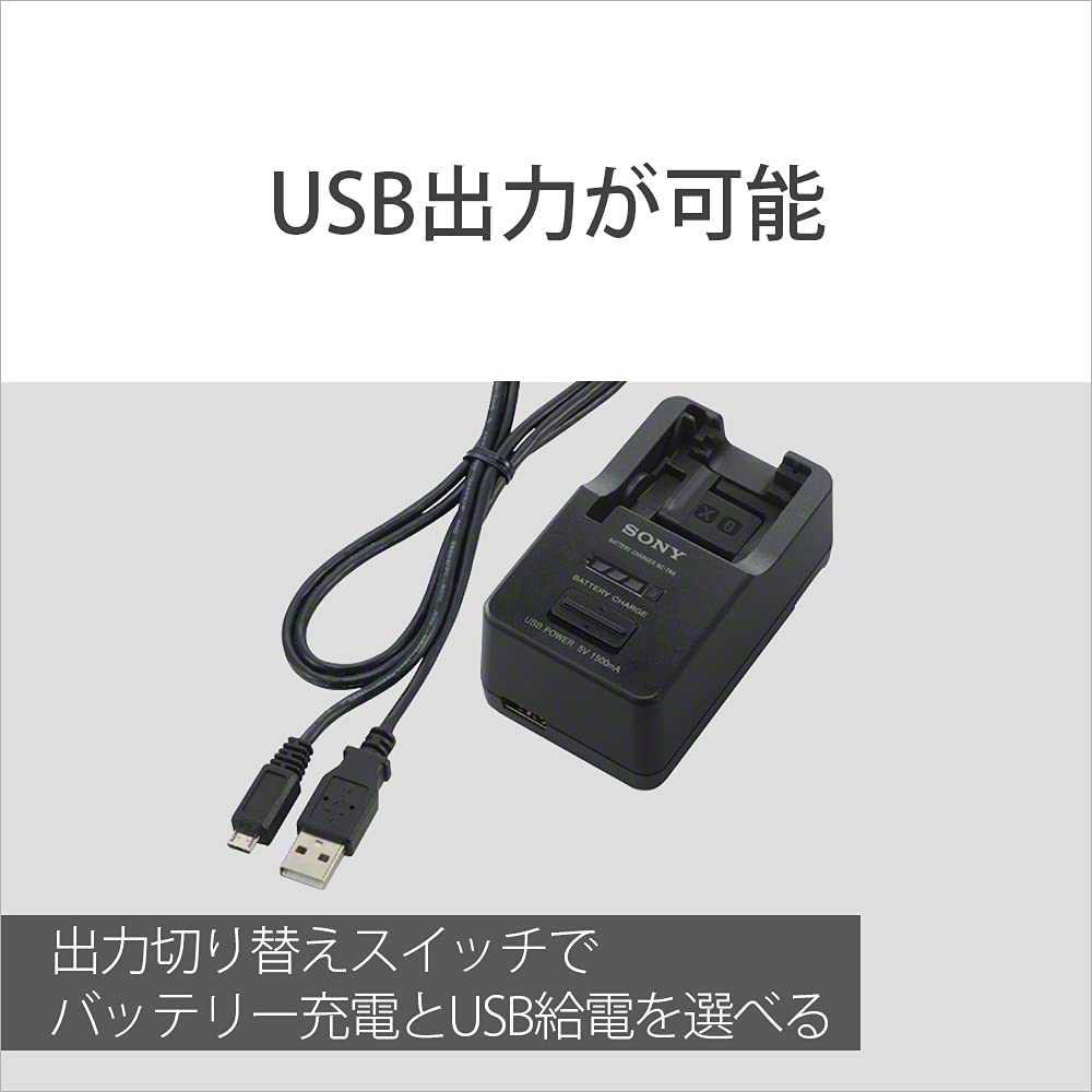 Sony Wiederaufladbares Akku-Pack Zubehör-Kit mit Ladegerät ACC-TRBX