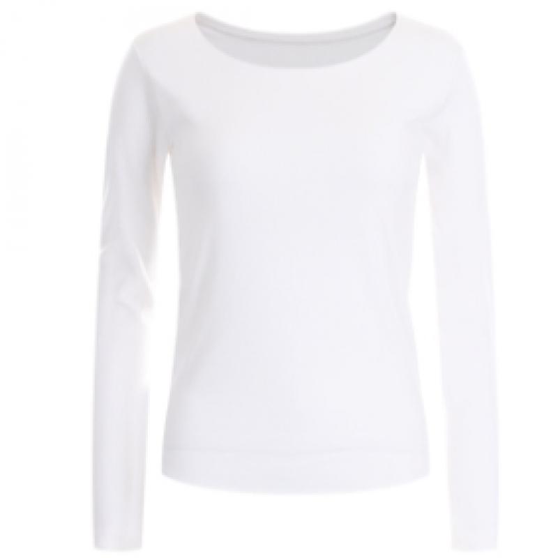 Shop Women Round Long Sleeve T shirT Khaki Dai Wsh 12128