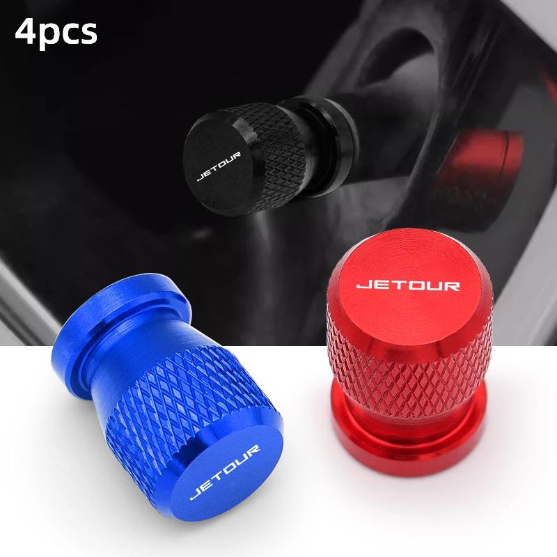 4 PCS Car Wheel Tire Valve Stem Cap Cover Aluminum, for Chery Jetour X70 X70SM X90 Plus X95 Dashing T2 T3c TRAVELER T-1