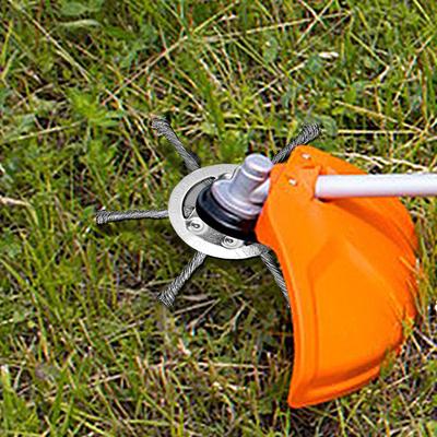 Upgraded Wired Trimmer Head 6 Strands Garden Grass Trimmer Cutter Eater Weeding Remover Device For Lawn Mowers