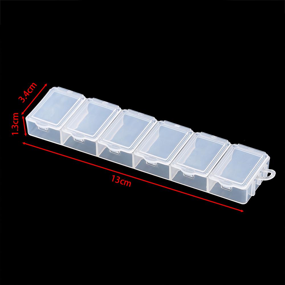 Multiple Styles Storage Container Jewelry Box Clear Plastic Organizer Box Earrings Rings Beads Storage Organizer Display Case