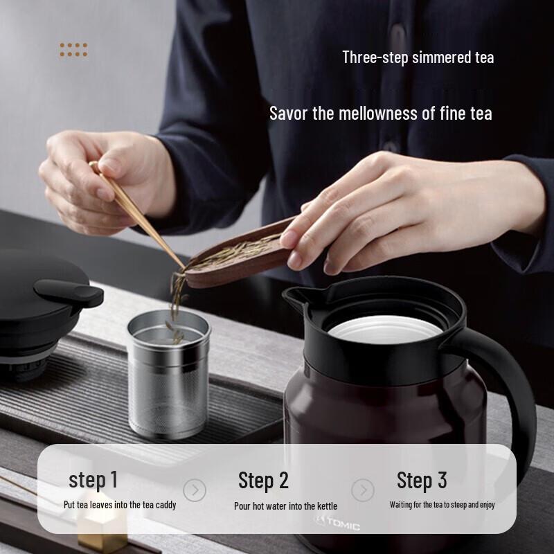 TOMIC Insulated Tea Infuser Pot