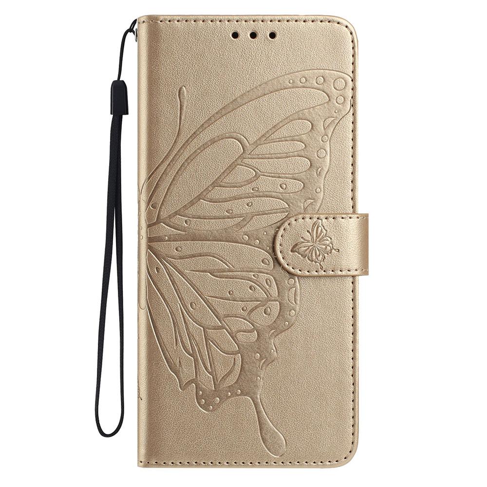 Butterfly Flower Leather Phone Wallet Case Book For Moto G Play Edge G 5G G10 G20 G22 G30 G32 G40 G60 G62 G71S G73 G82 G86 Cover