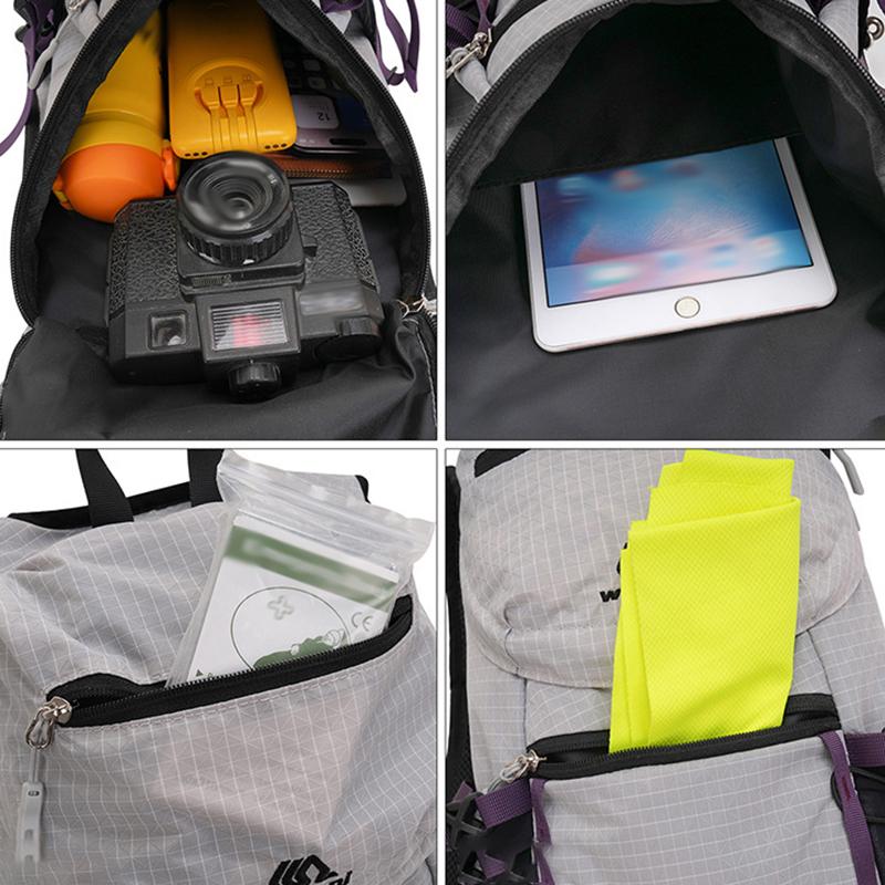 Outdoor Cycling Mountaineering Sports Hiking Backpack Men Women Large Camping Trekking Rucksack Running Climbing   Training Bags