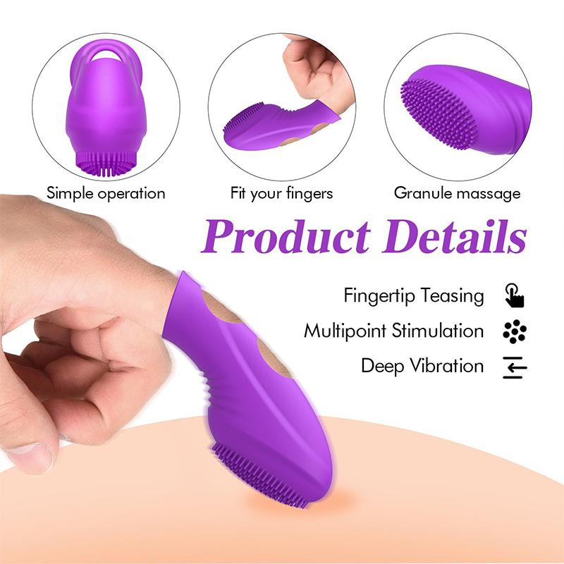 Finger Vibrators G Spot Anal Clit Stimulator Masturbation Massager Erotic Vagina Vibrator Sex Toys For Women Men Adult Sex