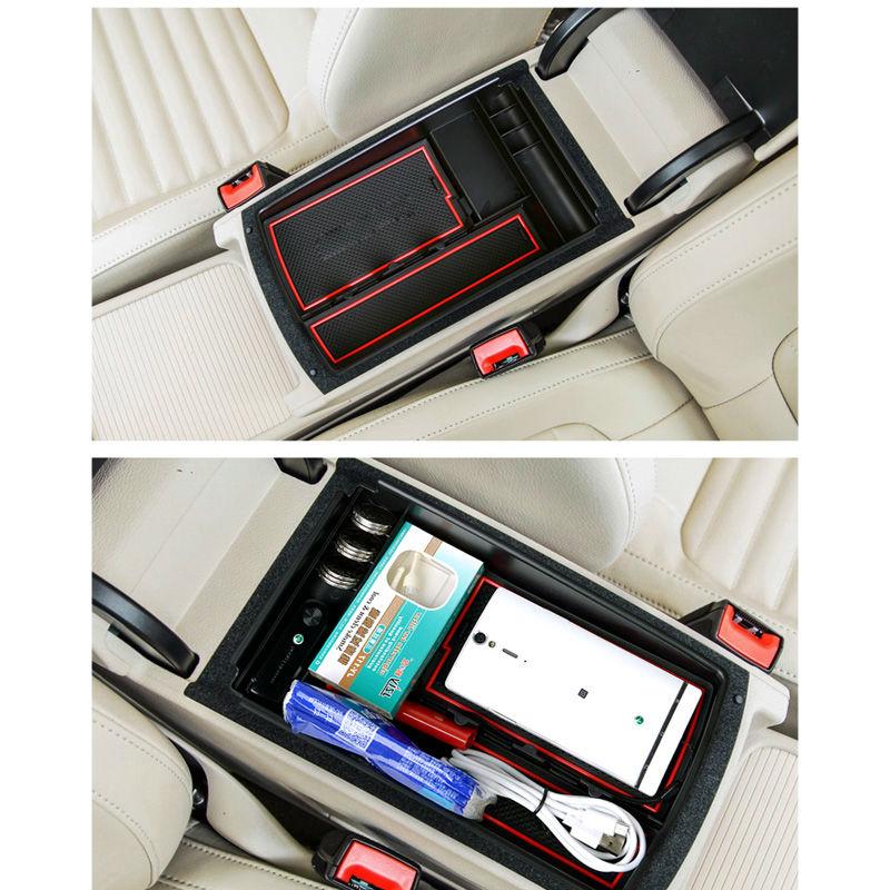 For VW Passat CC 2008 - 2017 Armrest Box Storage Stowing Tidying Car Organizer for Volkswagen CC Accessories 2011 2013 2015