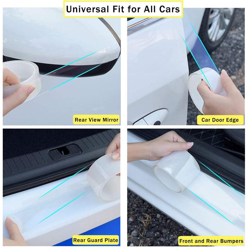 7x300cm Universal Auto Anti-Scratch Protector Waterproof Mildew-Proof Tape Stickers For Door Sill Trunk Kitchen Corners