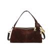 2025 Casual Suede One-Shoulder Crossbody Bag: Trendy European & American Fashion