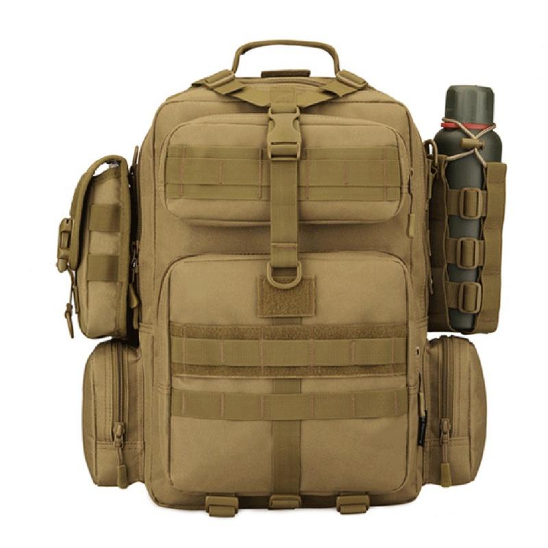 Tactical Molle Water Bottle Pouch Carryall Military Outdoor Activity Travel Hiking Drawstring Water Bottle Holder Kettle Carrier 03L - 08L