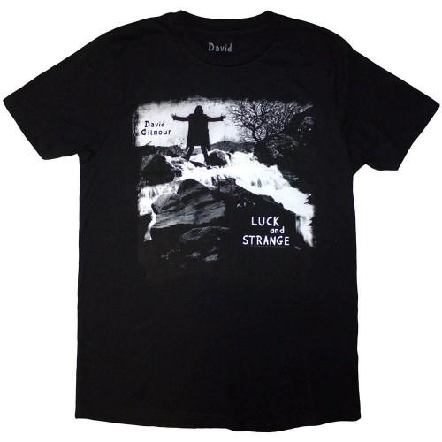 David Gilmour Unisex Adult Luck & Strange Brighton Album Back Print T-Shirt