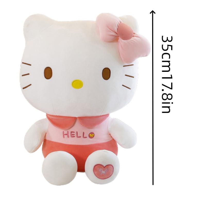 

Kt Cat Plush Toy Cute And Soft Stuffed Animal Gift For Girls 35cm17.8in розовый