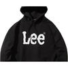 Kapuzenpullover mit Buchstabenprint, Langarm, Unisex-Sweatshirt LE2203HD01BK
