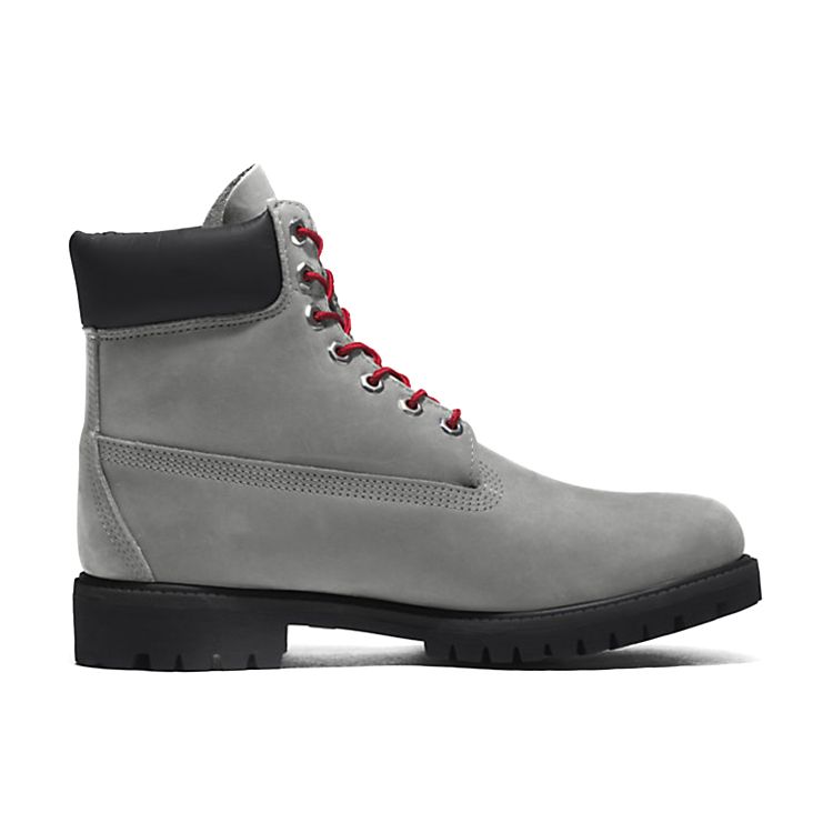 Timberland Premium Series 6 Inch Casual Short Outdoor Boots Men boots Gray Black Red A5S6ZD52