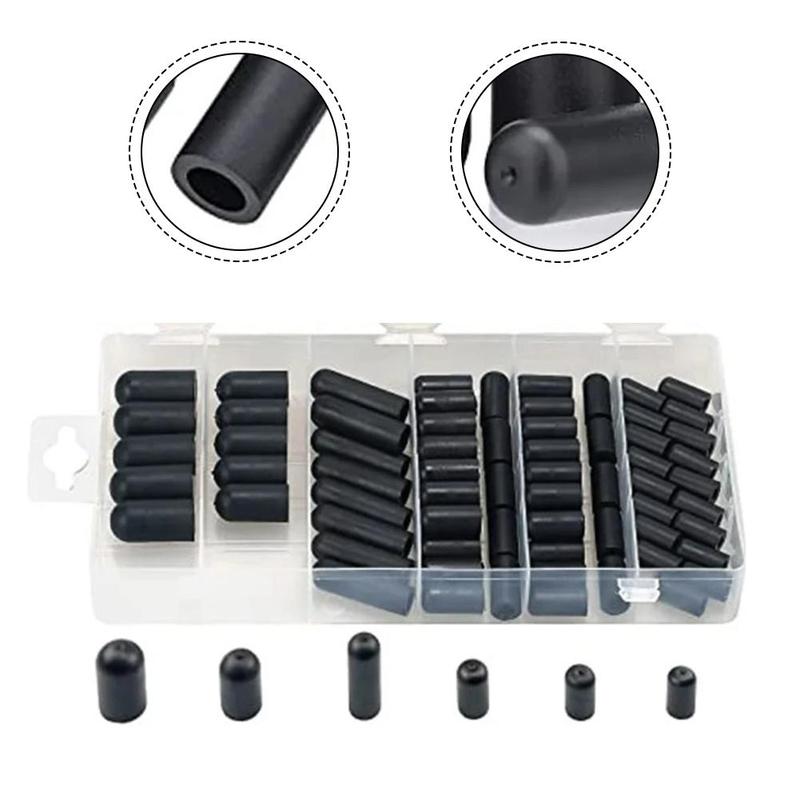 Black Rubber Vacuum Dust Cap Minimoto Carburetor Dust Cap Comprehensive Automotive Kit Easy tallation Process