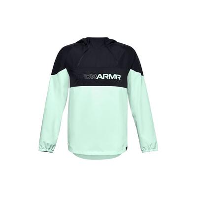 Futures Mixed Anorak Regular Fit Hooded Jacket With Drawstring Men Tops Black Green 1358231-002