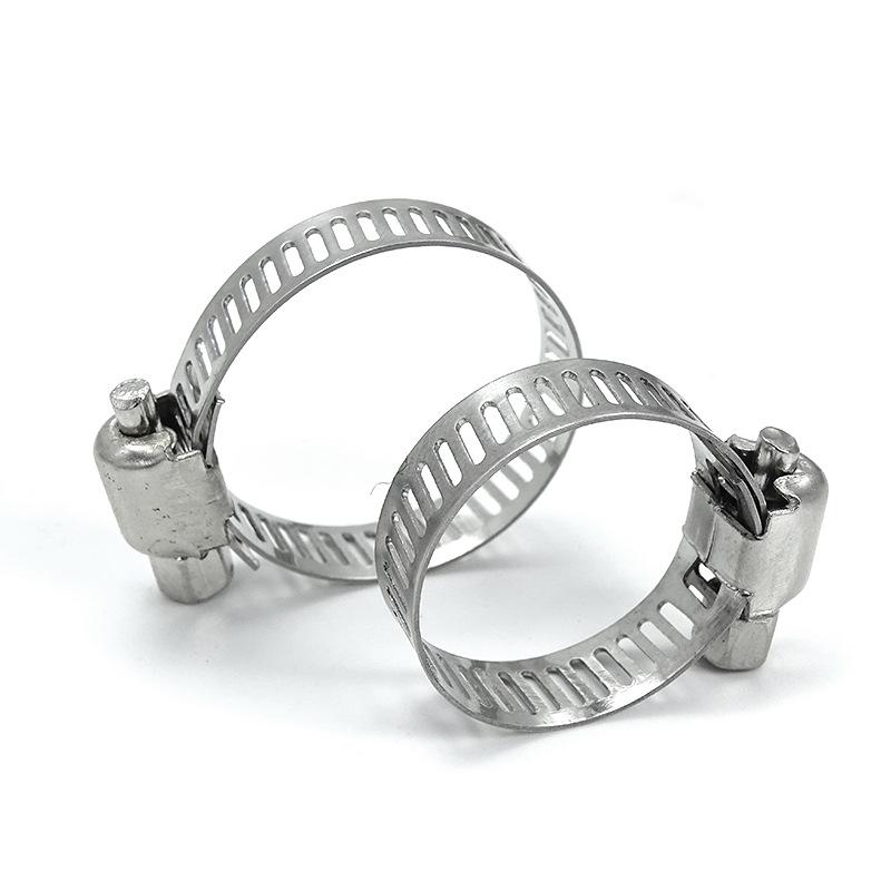 Schlauchschellen aus Edelstahl im amerikanischen Stil - 8 mm, 10 mm, 12 mm breit für Lüftungs- und Dunstabzugsrohre