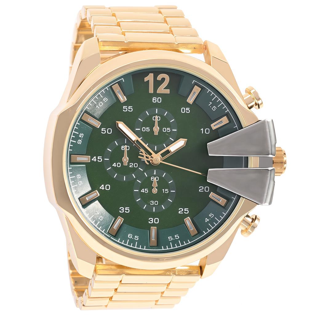 Fashion personality trend men's quartz watch alloy material sports style, suitable for daily wear, Christmas gifts