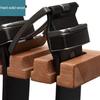 Wooden Belt Hanger 2-in-1 Design 14 Slots Space-Saving Eco-friendly Multifunctional Belt Organizer for Closet