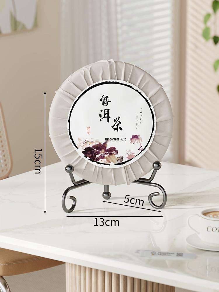 Runder Dekoteller & Bilderrahmenständer - Display für Teller, Uhren, Ornamente und Teekuchen