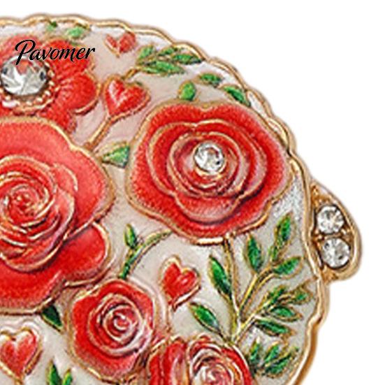 Decorative Lamb Brooch Rhinestone Floral for Women, Flower Sheep Alloy Lapel Pin Pin, Animal Jewelry Clothing Suits Scarves Bags