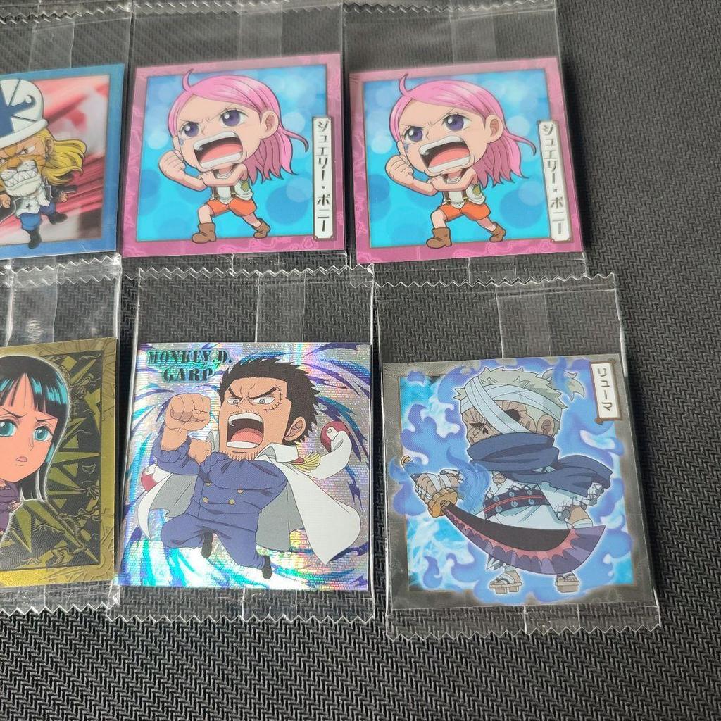 Used One Piece Grand Pirate Wafers Seal 12-Piece Set