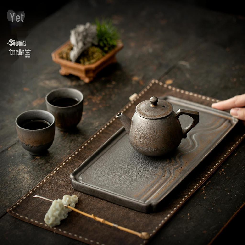 High-End Chinese Kung Fu Tea Set: Includes Teapot, Two Cups, and Tray for Two-Person Brewing