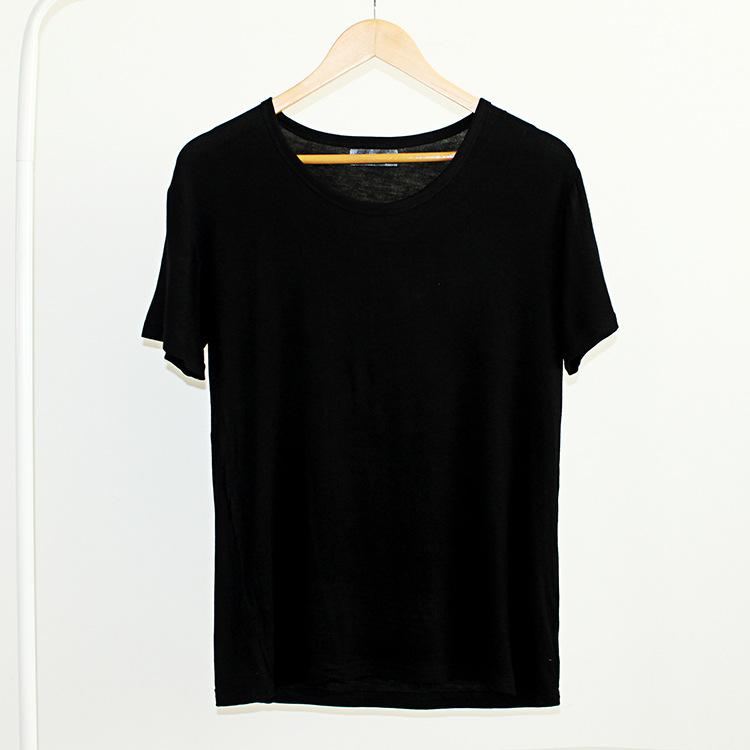 Mens Summer Stretchy T-Shirt Soft Breathable Short Sleeves Sleep T-shirts for Men Round Neck Casual Basic Tee Shirt Athletic Gym Workout Home T-shirts